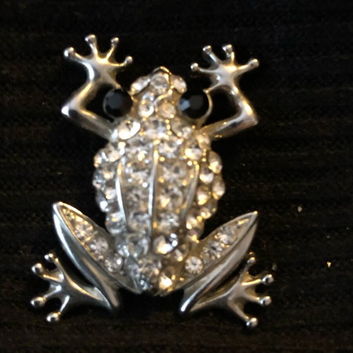 Abel & Lula pins new with strass, set of 4 pieces