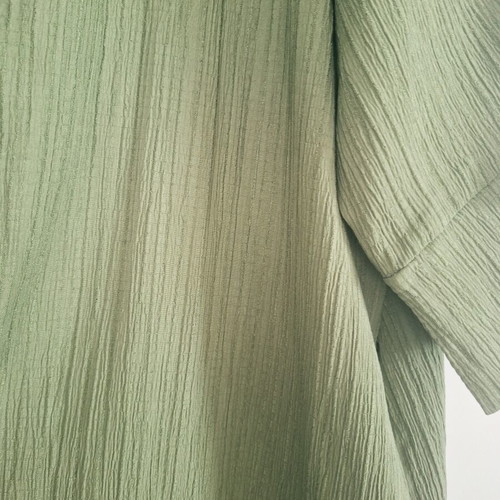 Honey set XL with long kimono, like new, green