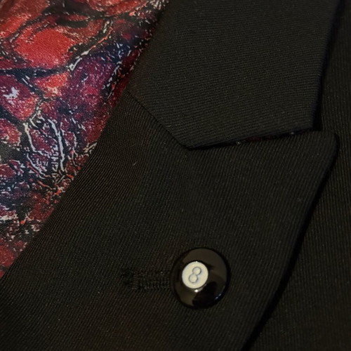 Men's suit Zen & Zen new size 48 black and red