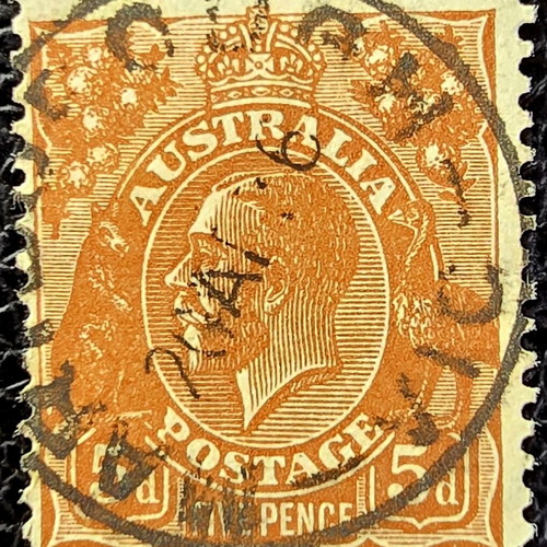Australia 1932 postage stamp with King George V