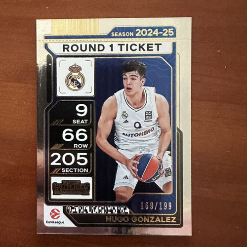 Panini EuroLeague Contenders Hugo Gonzalez /199