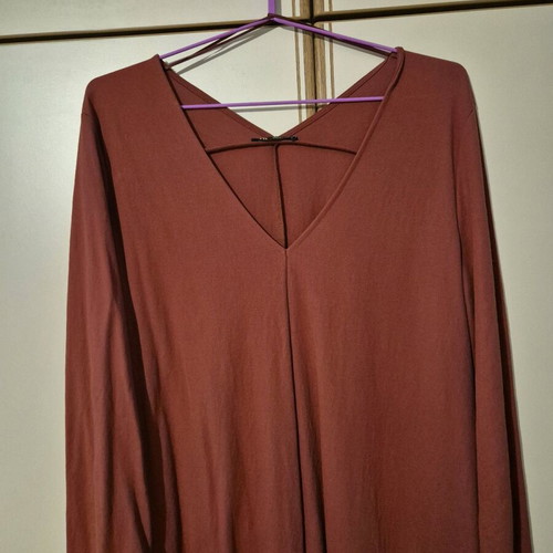 Midi dress like new, terracotta color, size L