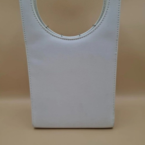 Vintage Paco Rabanne white mini bag, like new, vegan leather