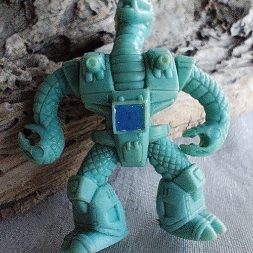 Teratomachos Cobra figure blue turquoise Hasbro 1986 like new