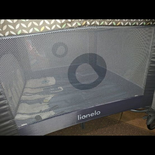 Lionelo Sofie gray scandi playpen new