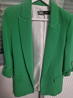 Zara blazer XS like new, green