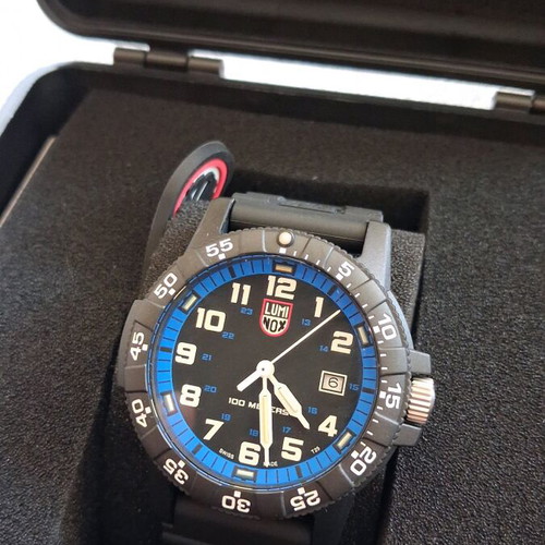 Luminox Leatherback SEA Turtle Giant men's watch new, black