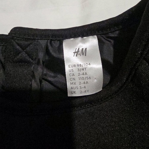 Spider costume from H&M like new, size 98/104