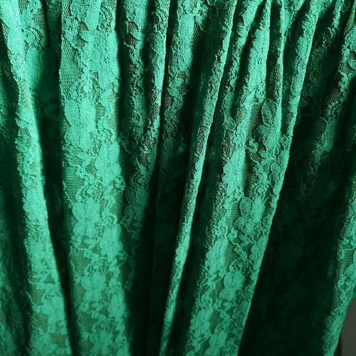Angel City dress used, lace, size L, cypress green