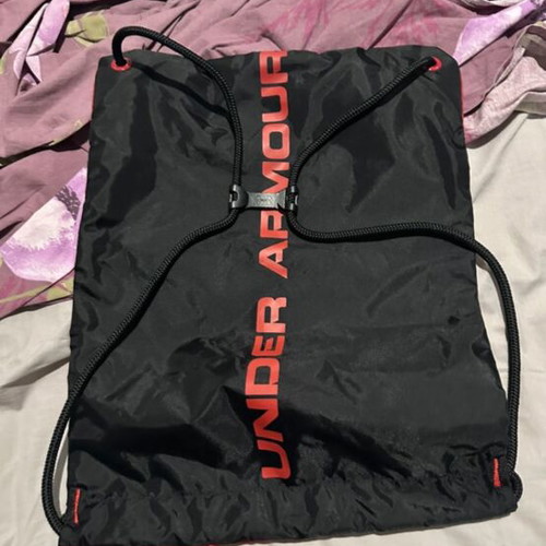 Under Armour Backpack like new, black and red
