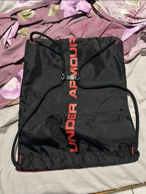 Under Armour Backpack like new, black and red
