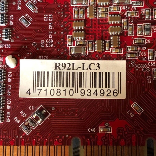 ATI Radeon 9200 LE 128MB Silent AGP used, unknown working condition