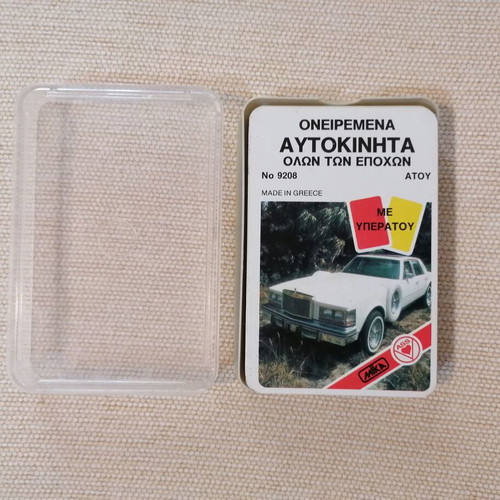 Dream Cars Card Game by MIKA, like new