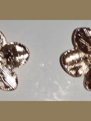 Nightflower earrings gold color new