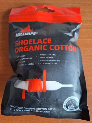 Shoelace Organic Cotton Hellvape 40 pcs new