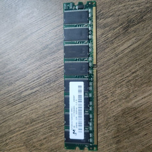 DDR 256 MB used RAM memory