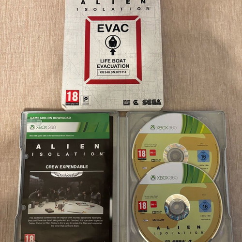 Alien Isolation EVAC Lifeboat Steelbook Edition Xbox 360 used English full