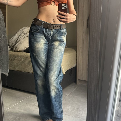 Low Rise Blue Denim Jeans Like New