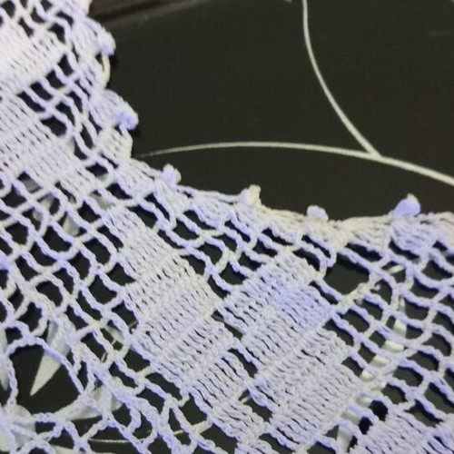 Handmade crochet table linens set of 2 like new
