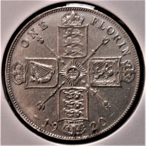 Νόμισμα 1 Florin 1920 George V μεταχειρισμένο