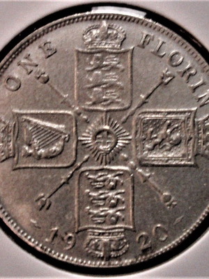 Νόμισμα 1 Florin 1920 George V μεταχειρισμένο