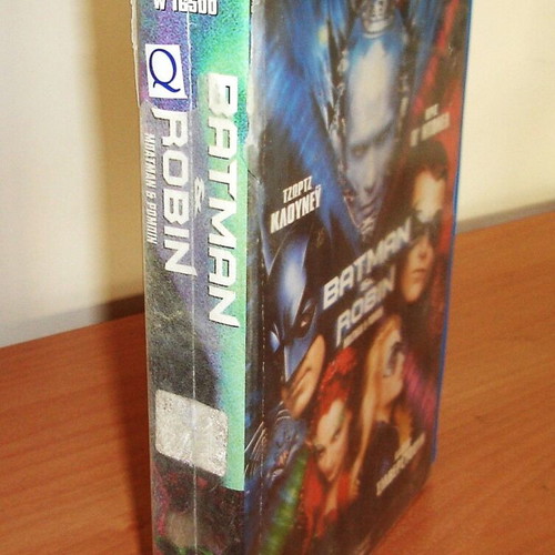Batman & Robin VHS used with subtitles