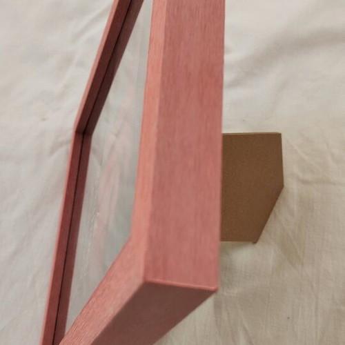 Pink frame 15x20cm for horizontal or vertical hanging