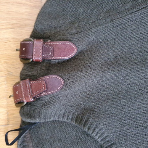 Massimo Dutti women's wool sweater used green size M