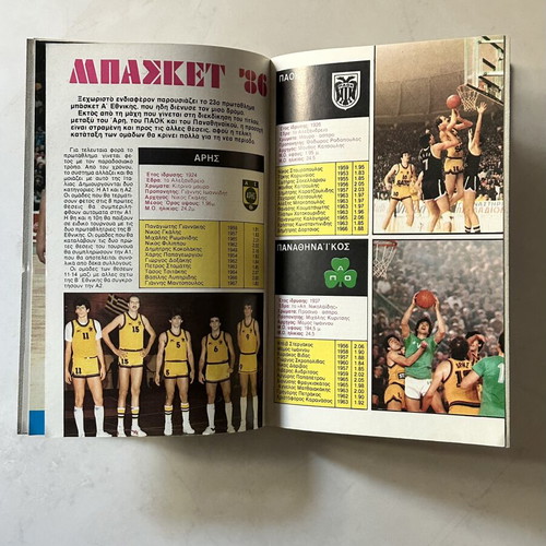 Blek 315 complete with basketball tribute Mundobasket 1986 like new