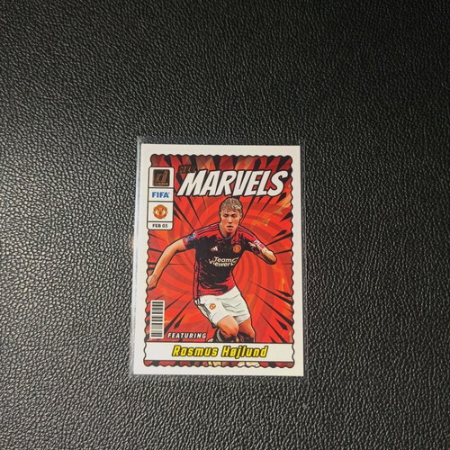 Panini Donruss Net Marvels Rasmus Hojlund card like new 2023-2024