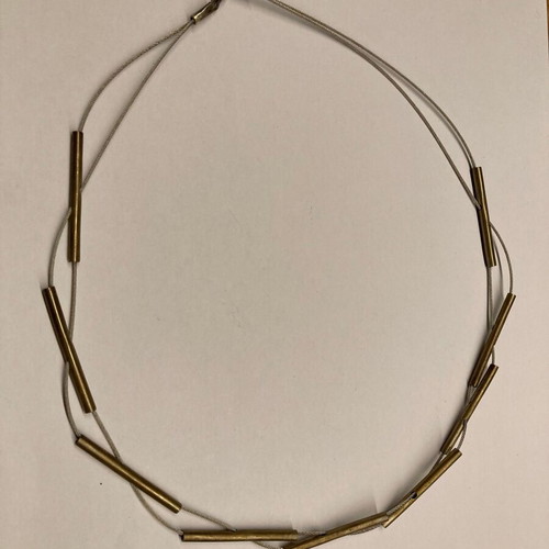 Collection of 10 used faux hanging necklaces