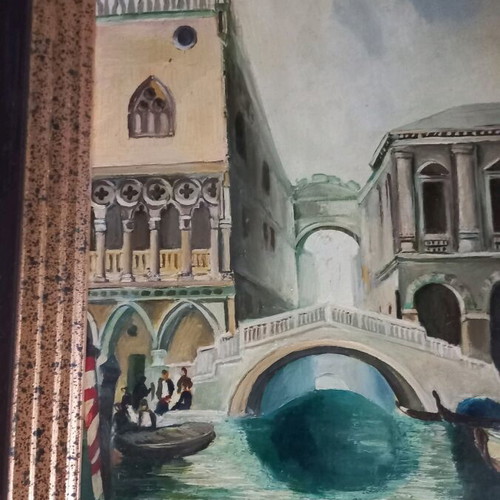 Oil painting signed, like new, 46x40cm