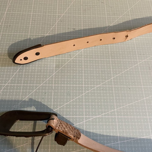 Anna Biagini belt used, size 105/90, beige snake print imitation leather