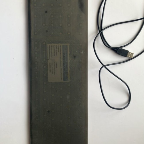 Flexible keyboard like new, plastic USB