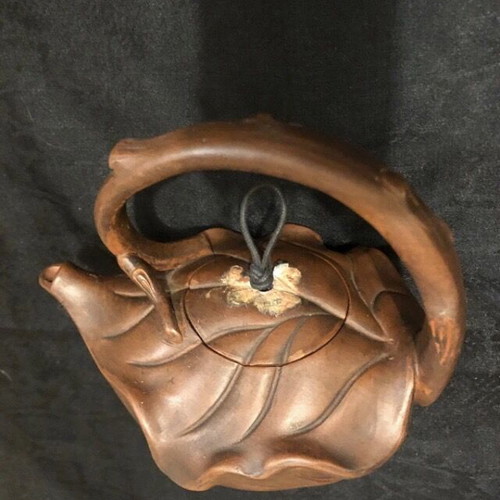 Ceramic handmade vintage Tibet teapot like new