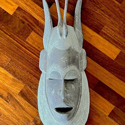 Handmade woodcarved mask used from Africa 75x26