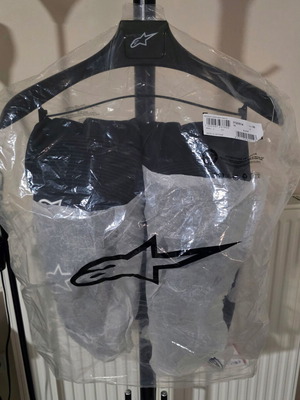 AlpineStars Missile Black Leather Motorcycle Pants size 50 new