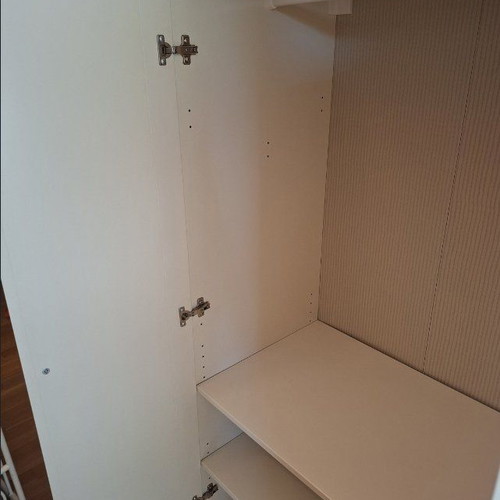 IKEA HENSVIK children's wardrobe, white, 174x75x48 cm