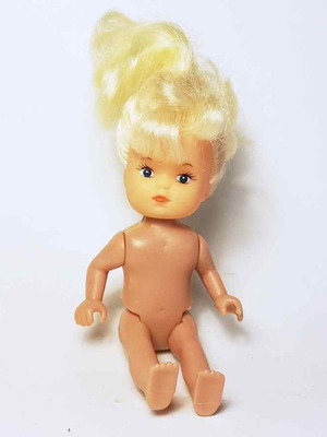 Doll used plastic non-original child