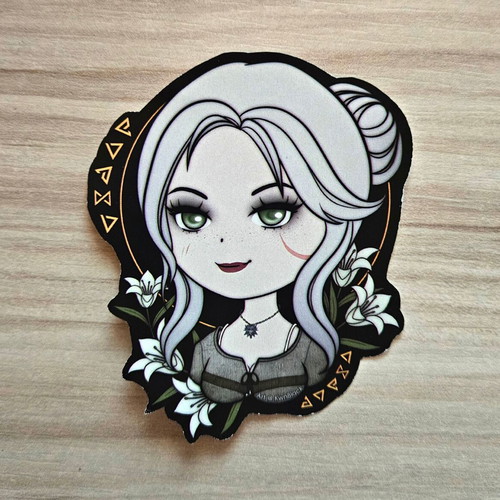 The Witcher 3 Ciri sticker handmade made to order