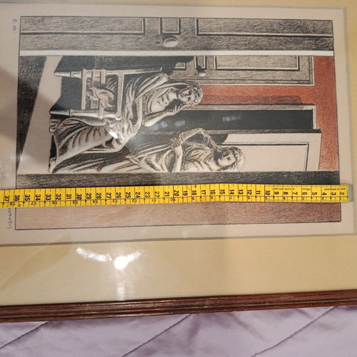 Karavouzis Épreuve d’Artiste print with frame, like new