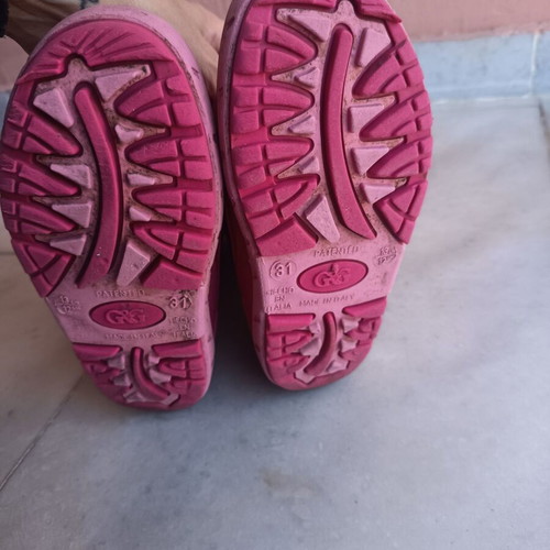 G & G children's rain boots used size 31 pink