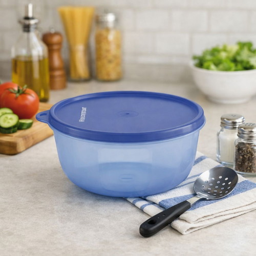Tupperware Modular Bowl 1.5L Blue with Lid