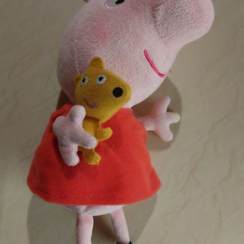 Peppa Pig Ty plush bear 20cm like new