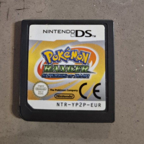 Nintendo DS (fat) console used with 7 games, carrying case and charger