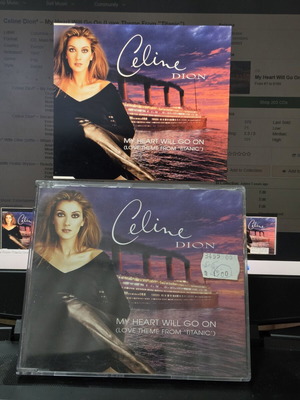 Celine Dion My Heart Will Go On CD used, Titanic soundtrack