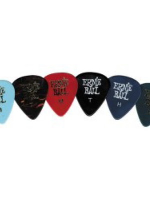Ernie Ball guitar picks set of 6, thin