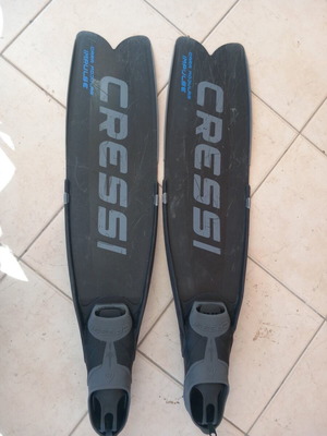 Cressi fins used, size 40-41