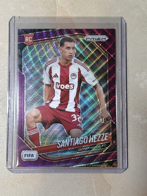 Santiago Hezze Jersey Match Rookie Card Prizm Mint Olympiacos FC