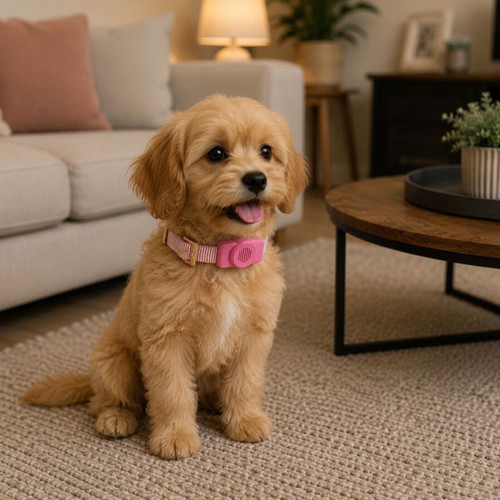 AirTag Holder for Dog Collar Compatible with Apple AirTag